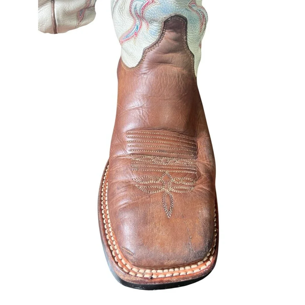 Justin Men’s Western Boots Size 9 EE – BR301 Bent Rail Trainor Camel